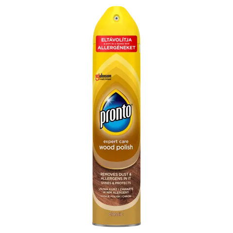 Pronto Expert Care Classic bútorápoló aeroszol 250 ml termékhez kapcsolódó kép