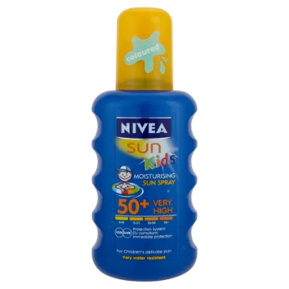 NIVEA SUN Kids hidratáló színezett gyermek napozó spray FF50+ 200 ml termékhez kapcsolódó kép