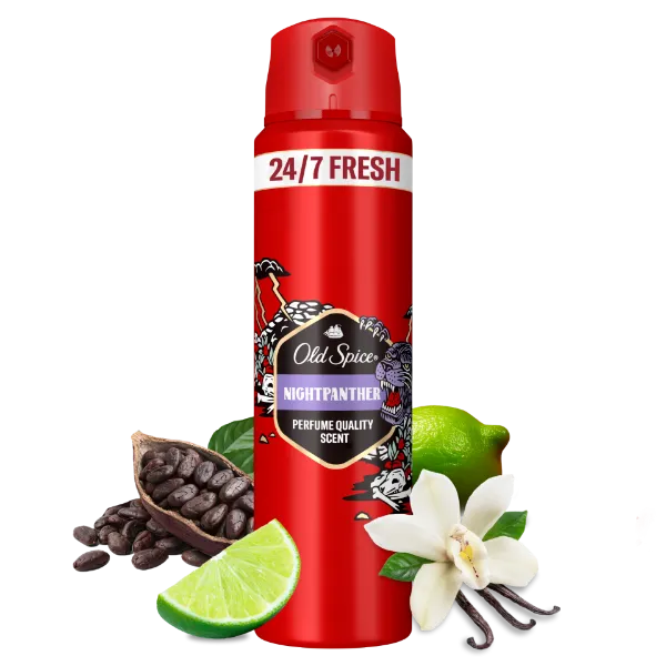 Old Spice Nightpanther Deo Spray Férfiaknak, 150 ml termékhez kapcsolódó kép