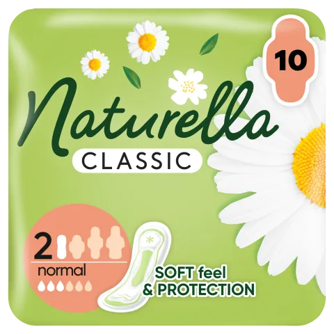 Naturella Classic Szárnyas Betét, Normal (2-es méret) Méret, 10 db termékhez kapcsolódó kép