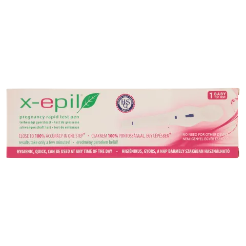 X-Epil terhességi gyorsteszt pen 1 db termékhez kapcsolódó kép