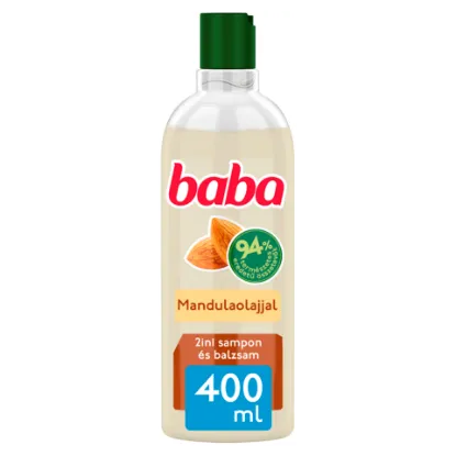 Baba 2in1 sampon és balzsam minden hajtípusra mandulaolajjal 400 ml termékhez kapcsolódó kép