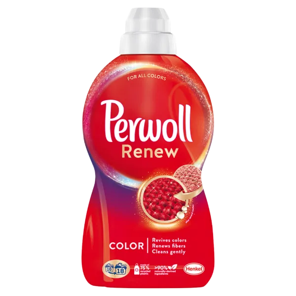 Perwoll Renew Color finommosószer színes textíliákhoz 18 mosás 990 ml termékhez kapcsolódó kép