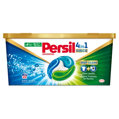 Persil Universal Discs előre adagolt mosószer koncentrátum fehér és világos ruhákhoz 22 mosás 550 g termékhez kapcsolódó kép