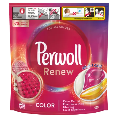 Perwoll Renew Color mosókapszula színes ruhához 32 mosás 432 g termékhez kapcsolódó kép