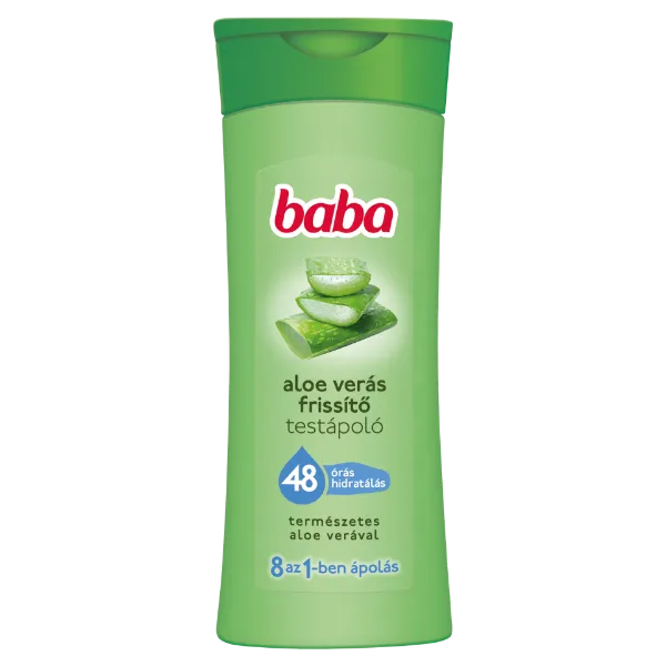 Baba aloe verás frissítő testápoló 400 ml termékhez kapcsolódó kép