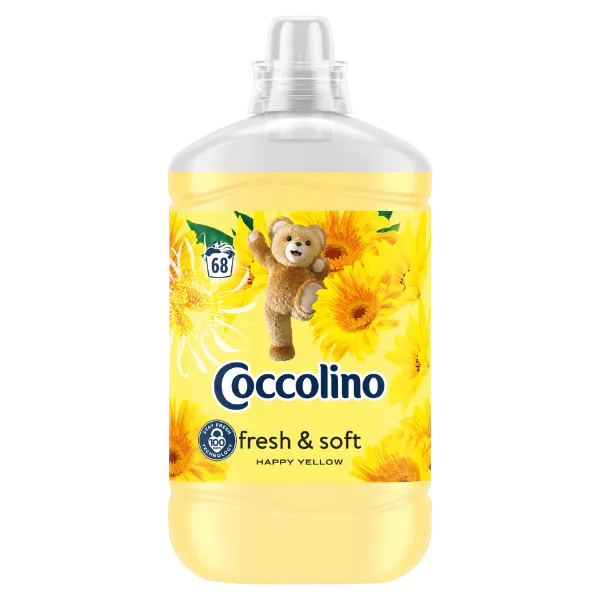 Coccolino Fresh & Soft Happy Yellow öblítőkoncentrátum 68 mosás 1700 ml termékhez kapcsolódó kép
