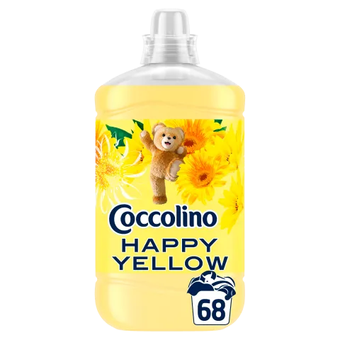 Coccolino Fresh & Soft Happy Yellow öblítőkoncentrátum 68 mosás 1700 ml termékhez kapcsolódó kép