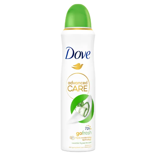Dove Go Fresh uborka és zöld tea izzadásgátló aeroszol 150 ml termékhez kapcsolódó kép