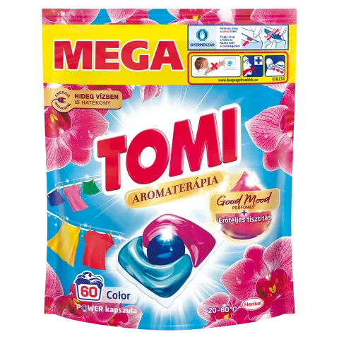 Tomi Aromaterápia Orchidea Color Power mosószer kapszula 60 mosás 720 g termékhez kapcsolódó kép