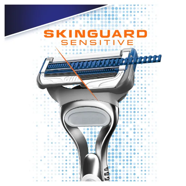 Gillette SkinGuard Sensitive Borotva Férfiaknak+ 1 Borotvabetét termékhez kapcsolódó kép