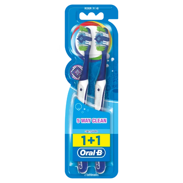 Oral-B Complete 5 Way Clean  Manuális Fogkefe, 2 db termékhez kapcsolódó kép