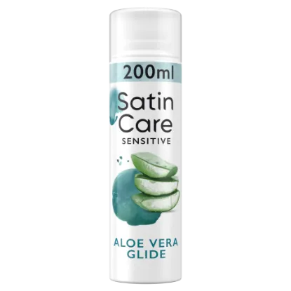 Gillette Satin Care Sensitive Aloe Vera Glide Borotvazselé, 200 ml termékhez kapcsolódó kép