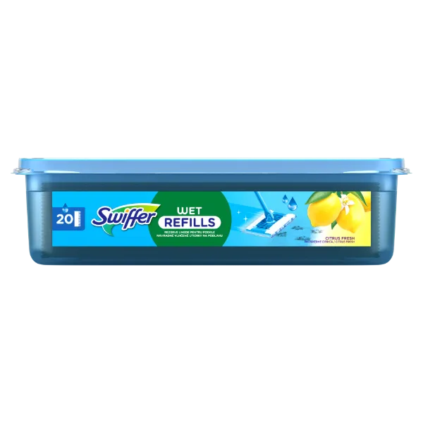 Swiffer Sweeper Nedves Padlótörlő Kendő Citrus Fresh Illattal, 20 db termékhez kapcsolódó kép