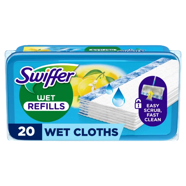 Swiffer Sweeper Nedves Padlótörlő Kendő Citrus Fresh Illattal, 20 db termékhez kapcsolódó kép