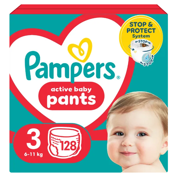 Pampers  Bugyipelenka, Méret: 3, 128 db Pelenka, 6kg - 11kg termékhez kapcsolódó kép