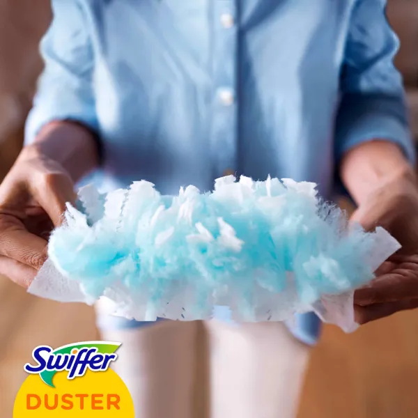 Swiffer XXL Trap & Lock Padló Portalanító Készlet (1 db Nyél + 2 db Portalanító-Kendő Utántöltő) termékhez kapcsolódó kép
