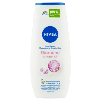 NIVEA Diamond & Argan Oil ápoló hatású krémtusfürdő 250 ml termékhez kapcsolódó kép