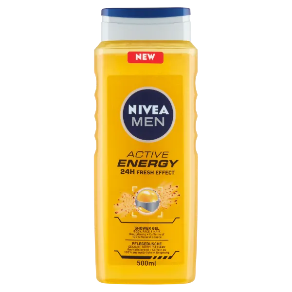 NIVEA MEN Active Energy tusfürdő 500 ml termékhez kapcsolódó kép