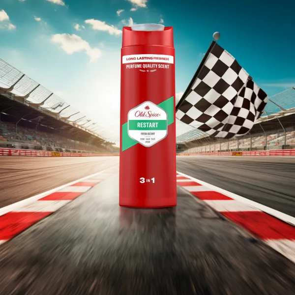 Old Spice Restart Tusfürdő És Sampon Férfiaknak 400 ml, 3az1-ben, Hosszan Tartó Frissesség termékhez kapcsolódó kép