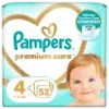 Pampers Premium Care Pelenka, 4 Méret, 52 db, 9kg-14kg termékhez kapcsolódó kép