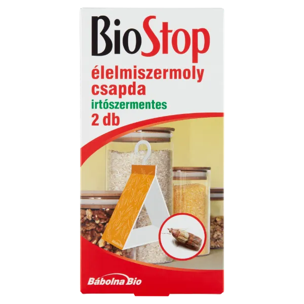 BioStop irtószermentes élelmiszermoly csapda 2 db termékhez kapcsolódó kép