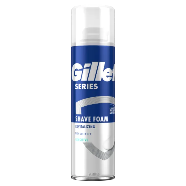 Gillette Series Revitalizáló Borotvahab Zöld Teával, 250ml termékhez kapcsolódó kép