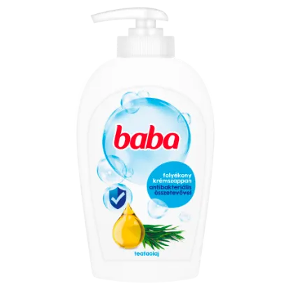 Baba folyékony krémszappan antibakteriális összetevővel 250 ml termékhez kapcsolódó kép
