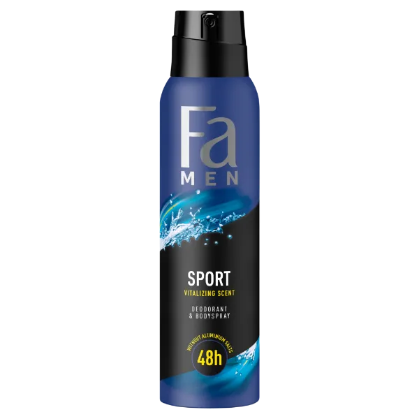 Fa Men Sport deospray zöld citrusos illattal 150 ml termékhez kapcsolódó kép