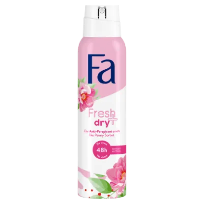 Fa Fresh+Dry izzadásgátló deospray 150 ml termékhez kapcsolódó kép