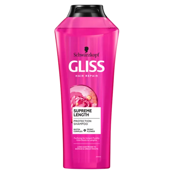 Gliss Supreme Length sampon biotin komplex-szel & bazsarózsával 400 ml termékhez kapcsolódó kép