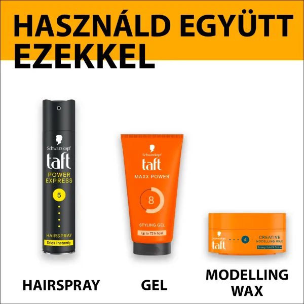 Taft Power Express hajlakk minden hajtípusra 250 ml termékhez kapcsolódó kép