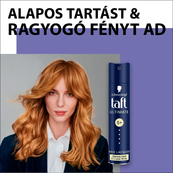 Taft Ultimate hajlakk minden hajtípusra 250 ml termékhez kapcsolódó kép