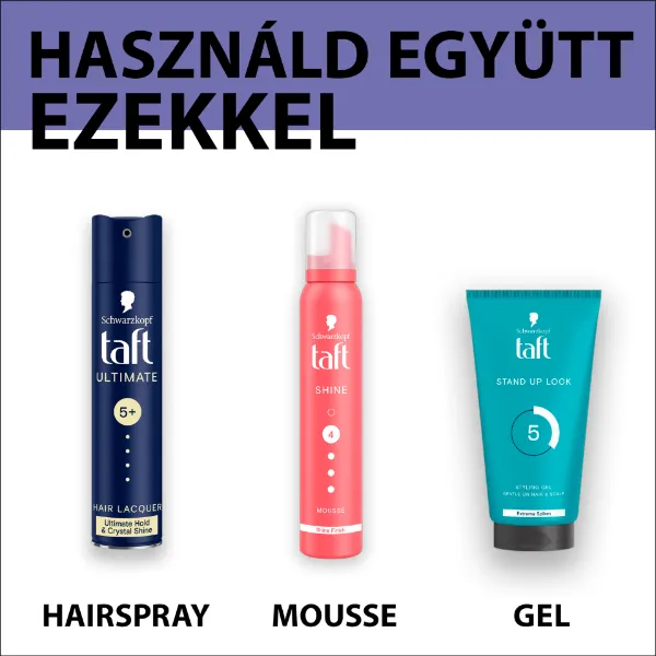 Taft Ultimate hajlakk minden hajtípusra 250 ml termékhez kapcsolódó kép