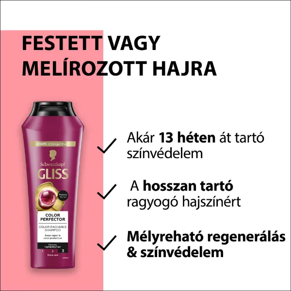 Gliss Color Perfector sampon 400 ml termékhez kapcsolódó kép