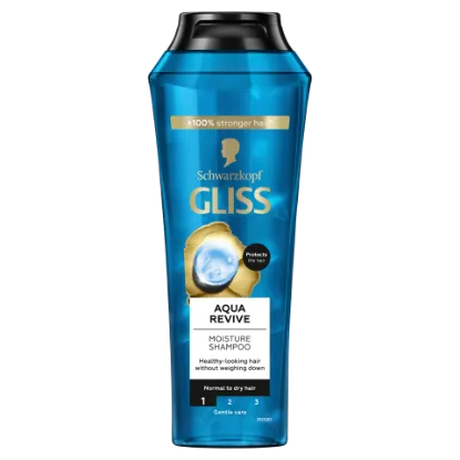 Gliss Aqua Revive hidratáló sampon hylauron komplex-szel normál és száraz hajra 250 ml termékhez kapcsolódó kép