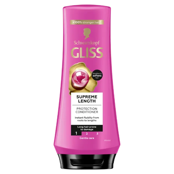 Gliss Supreme Length hajbalzsam biotin complexel & bazsarózsával 200 ml termékhez kapcsolódó kép