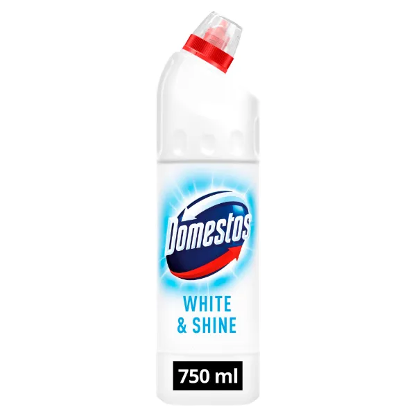 DOMESTOS Extended Power fertőtlenítő hatású folyékony tisztítószer White & Shine 750 ml termékhez kapcsolódó kép