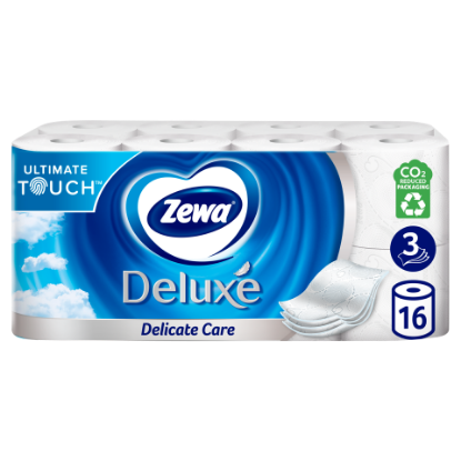 Zewa Deluxe Delicate Care toalettpapír 3 rétegű 16 tekercs termékhez kapcsolódó kép