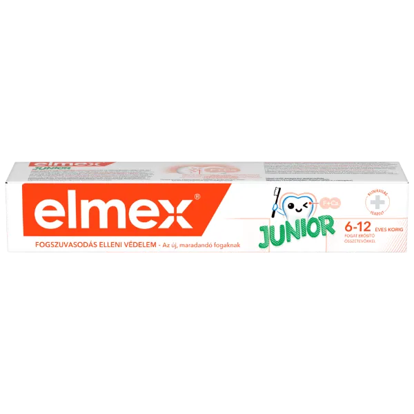 elmex Junior fogkrém 6-12 éves korig 75 ml  termékhez kapcsolódó kép