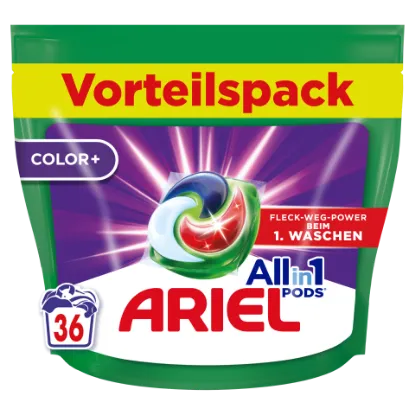 Ariel All-in-1 PODS Color+ folyékony mosókapszula, 36 Mosáshoz termékhez kapcsolódó kép