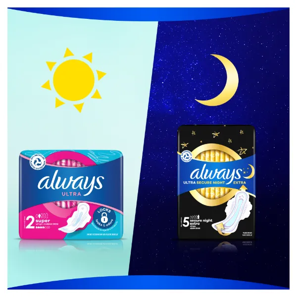 Always Ultra Super (2-es méret) Szárnyas Egészségügyi Betét, 16 Db termékhez kapcsolódó kép