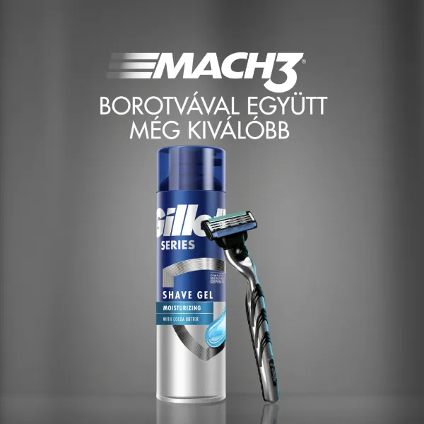 Gillette Series Hidratáló Borotvazselé Kakaóvajjal, 200ml termékhez kapcsolódó kép