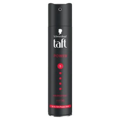 Taft Power hajlakk minden hajtípusra 250 ml termékhez kapcsolódó kép