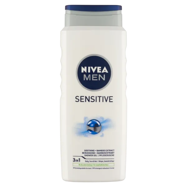 NIVEA MEN Sensitive tusfürdő 500 ml termékhez kapcsolódó kép
