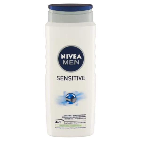 NIVEA MEN Sensitive tusfürdő 500 ml termékhez kapcsolódó kép