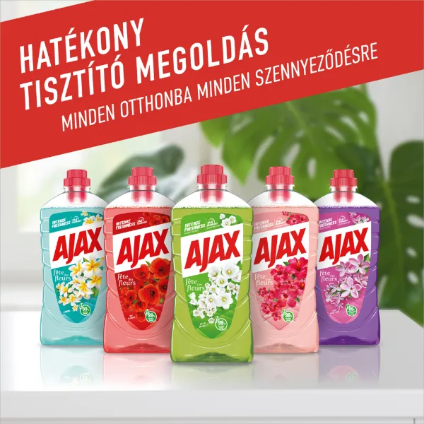 Ajax Floral Fiesta Spring Flowers háztartási tisztítószer 1 l termékhez kapcsolódó kép