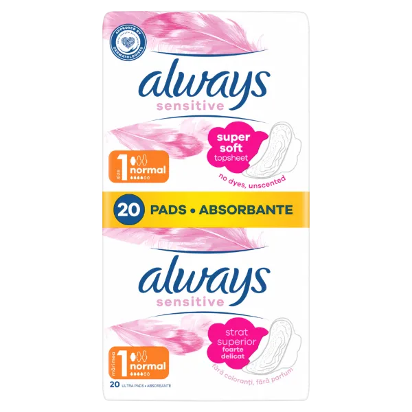 Always Ultra Sensitive Normal Plus (1-es Méret) Egészségügyi Betét , 20 db termékhez kapcsolódó kép