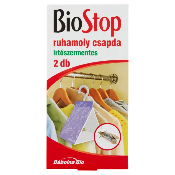 BioStop irtószermentes ruhamoly csapda 2 db termékhez kapcsolódó kép