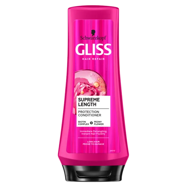 Gliss Supreme Length hajbalzsam biotin complexel & bazsarózsával 200 ml termékhez kapcsolódó kép